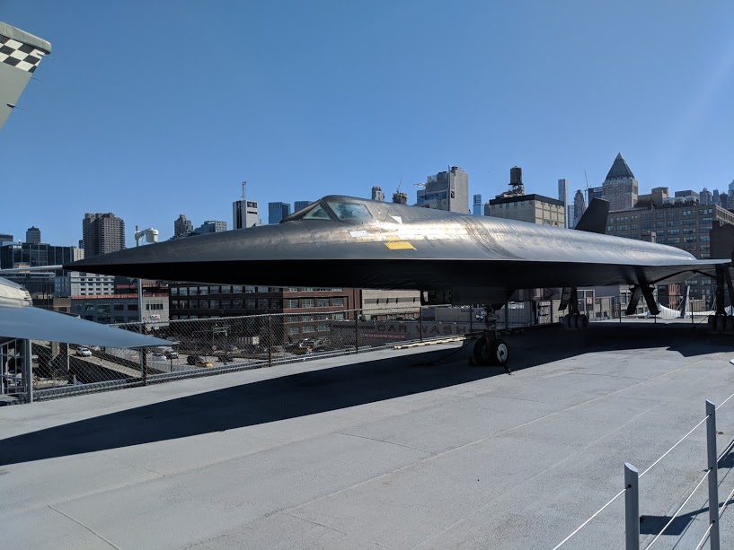 one of the stationed planes found on top of the carrier